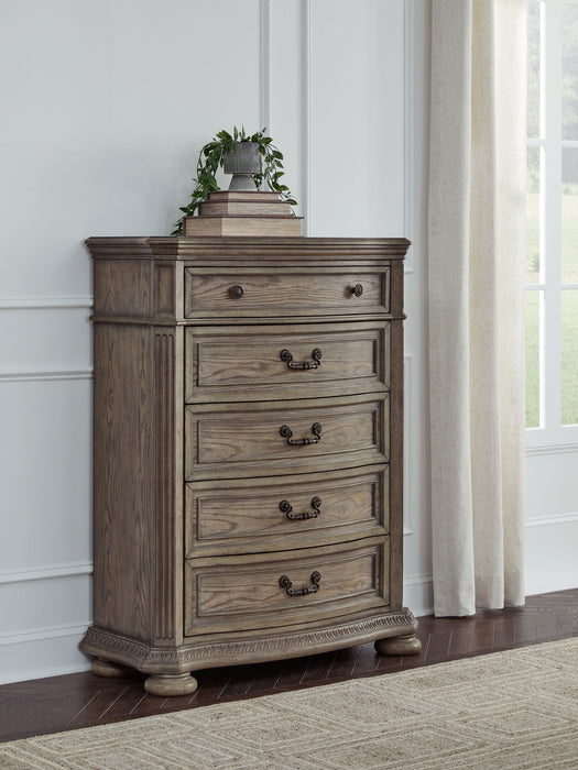 Ardenfield - Five Drawer Chest - Light Brown – Accent Chests by Signature Design by Ashley® at Furniture Wholesale Plus , Nashville furniture store