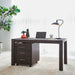Modern Edge - 2 Piece Desk Set - Caffe – 2 Piece Home Office Sets by Liberty Furniture at Furniture Wholesale Plus , Nashville furniture store