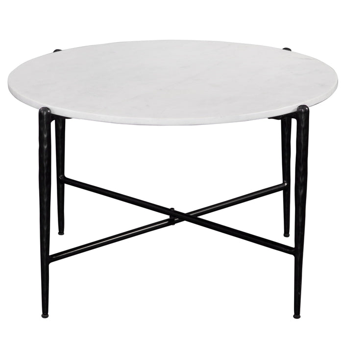 Loxie - 3-Piece Table Set (Cocktail Table, 2 End Tables) - White / Black – Table Sets by Steve Silver Furniture at Furniture Wholesale Plus , Nashville furniture store