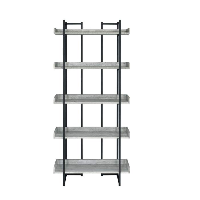 Preston - 2 Piece Set - Gray – 2 Piece Home Office Sets by Elements International at Furniture Wholesale Plus , Nashville furniture store