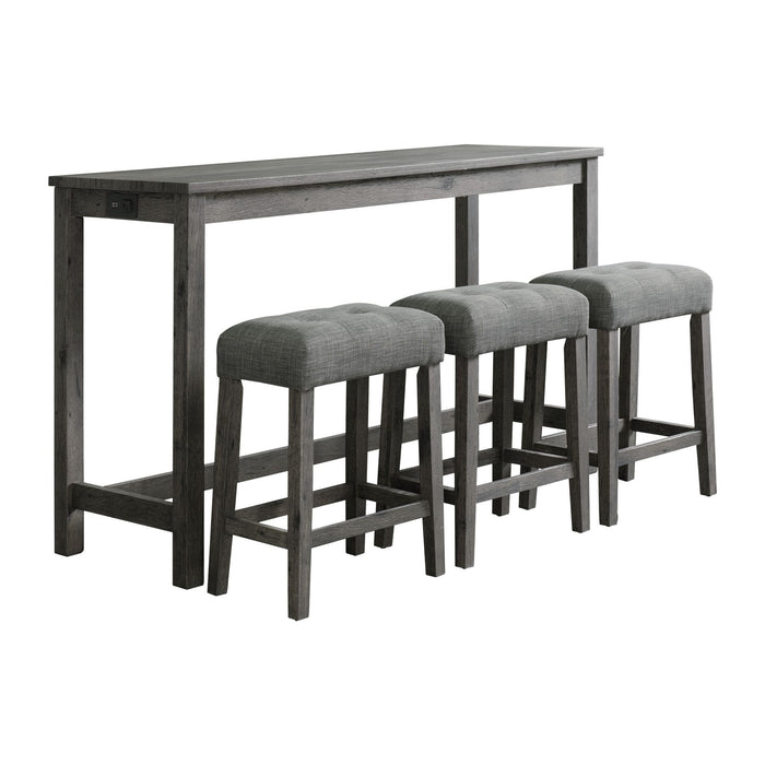 Oak Lawn - Bar Table Single Pack – 4 Piece Dining Room Sets by Elements International at Furniture Wholesale Plus , Nashville furniture store