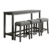 Oak Lawn - Bar Table Single Pack – 4 Piece Dining Room Sets by Elements International at Furniture Wholesale Plus , Nashville furniture store