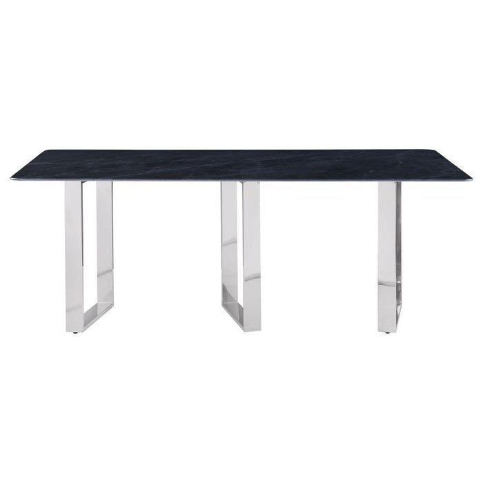 Desden - Rectangular Sintered Stone Dining Table - Gray – Dining Tables by Coaster Fine Furniture at Furniture Wholesale Plus , Nashville furniture store