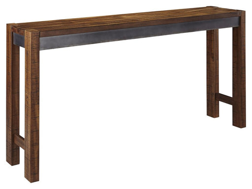 Torjin - Dark Brown - Long Counter Table - Premium Counter Tables from Signature Design by Ashley® - Just $308! Shop now at Furniture Wholesale Plus  We are the best furniture store in Nashville, Hendersonville, Goodlettsville, Madison, Antioch, Mount Juliet, Lebanon, Gallatin, Springfield, Murfreesboro, Franklin, Brentwood