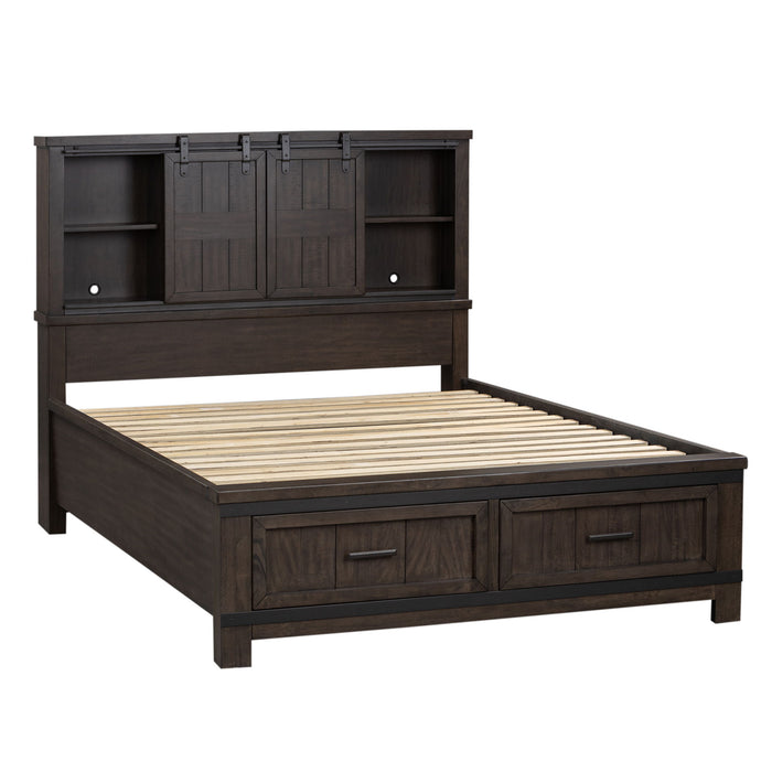 Thornwood Hills - Bookcase Bed – Storage Beds by Liberty Furniture at Furniture Wholesale Plus , Nashville furniture store