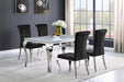 Carone - Rectangular Glass Dining Set - Premium 5 Piece Dining Room Sets from CoasterElevations - Just $1829! Shop now at Furniture Wholesale Plus  We are the best furniture store in Nashville, Hendersonville, Goodlettsville, Madison, Antioch, Mount Juliet, Lebanon, Gallatin, Springfield, Murfreesboro, Franklin, Brentwood