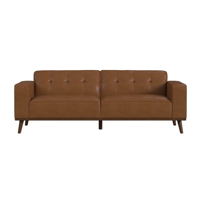 Destiny - Sofa With Wood Front – Stationary Sofas by Elements International at Furniture Wholesale Plus , Nashville furniture store