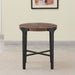 Chevron - Round End Table - Brown – End Tables by Steve Silver Furniture at Furniture Wholesale Plus , Nashville furniture store