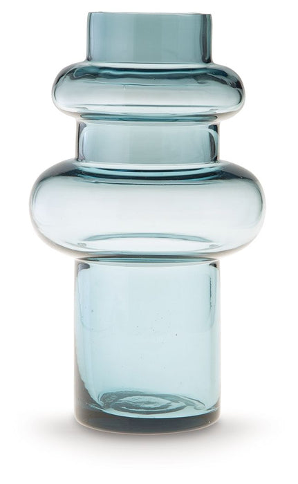 Vallmen - Blue - Premium Vases & Jars from Signature Design by Ashley® - Just $58! Shop now at Furniture Wholesale Plus  We are the best furniture store in Nashville, Hendersonville, Goodlettsville, Madison, Antioch, Mount Juliet, Lebanon, Gallatin, Springfield, Murfreesboro, Franklin, Brentwood