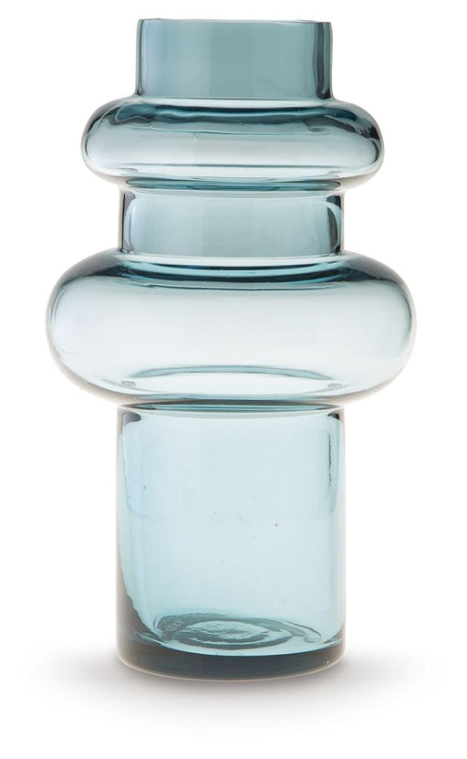 Vallmen - Blue - Premium Vases & Jars from Signature Design by Ashley® - Just $58! Shop now at Furniture Wholesale Plus  We are the best furniture store in Nashville, Hendersonville, Goodlettsville, Madison, Antioch, Mount Juliet, Lebanon, Gallatin, Springfield, Murfreesboro, Franklin, Brentwood