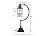 Jae - Antique Black - Metal Desk Lamp - Premium Table Lamps from Signature Design by Ashley® - Just $128! Shop now at Furniture Wholesale Plus  We are the best furniture store in Nashville, Hendersonville, Goodlettsville, Madison, Antioch, Mount Juliet, Lebanon, Gallatin, Springfield, Murfreesboro, Franklin, Brentwood