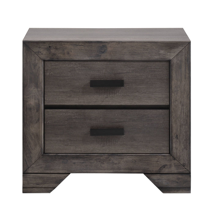 Nathan - Nightstand - Gray Oak Finish – Accent Nightstands by Elements International at Furniture Wholesale Plus , Nashville furniture store