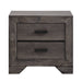 Nathan - Nightstand - Gray Oak Finish – Accent Nightstands by Elements International at Furniture Wholesale Plus , Nashville furniture store