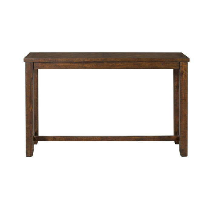 Jax - Bar Table Single Pack (Table And Three Stools) - Dark Walnut – 4 Piece Dining Room Sets by Elements International at Furniture Wholesale Plus , Nashville furniture store