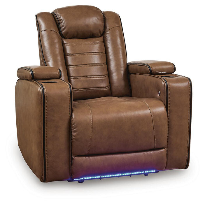 Gruaro - Power Recliner With Adjustable Headrest - Amber – Reclining Chairs by Signature Design by Ashley® at Furniture Wholesale Plus , Nashville furniture store