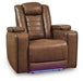 Gruaro - Power Recliner With Adjustable Headrest - Amber – Reclining Chairs by Signature Design by Ashley® at Furniture Wholesale Plus , Nashville furniture store