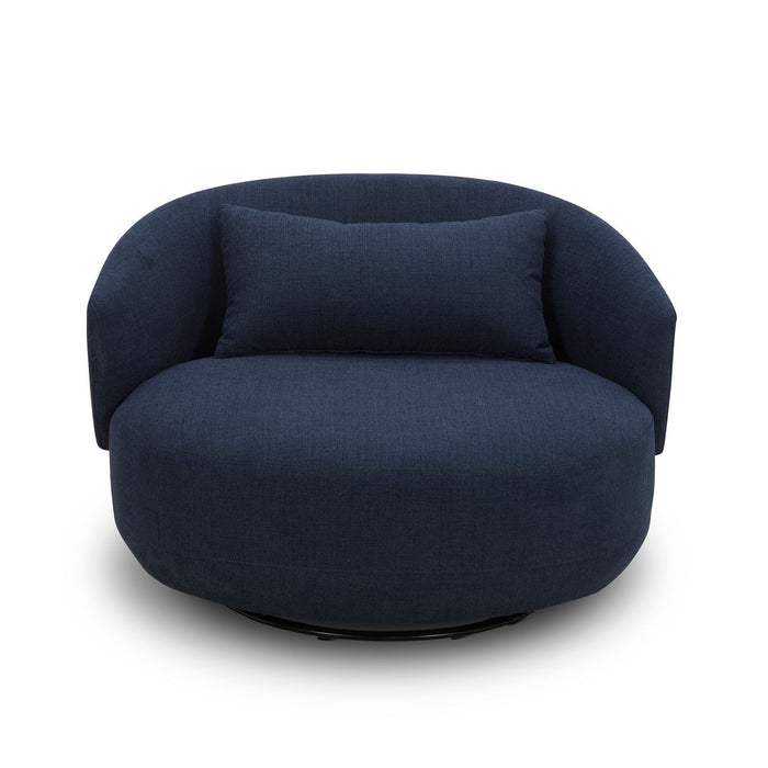 Haley - Upholstered Swivel Cuddler Chair – Swivel Chairs by Liberty Furniture at Furniture Wholesale Plus , Nashville furniture store