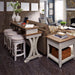 Farmhouse Reimagined - 4 Piece Dining Room Set - Antique White / Chestnut Tops – 4 Piece Dining Room Sets by Liberty Furniture at Furniture Wholesale Plus , Nashville furniture store