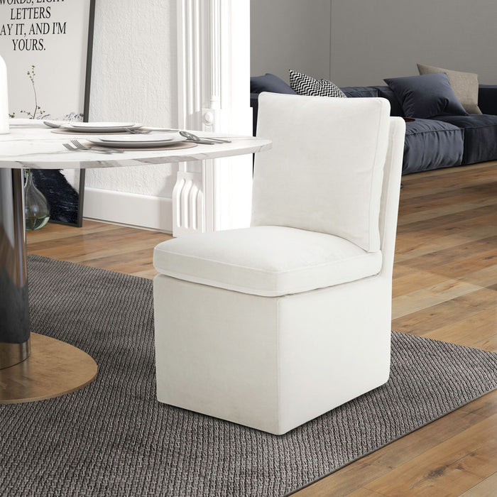 Accent Dining - Accent Dining Chair With Casters – Side Chairs by Liberty Furniture at Furniture Wholesale Plus , Nashville furniture store