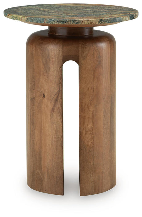 Caplow - Accent Table - Brown / Green – Accent Tables by Signature Design by Ashley® at Furniture Wholesale Plus , Nashville furniture store
