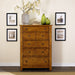Grandpas Cabin - 5 Drawer Chest - Aged Oak – Accent Chests by Liberty Furniture at Furniture Wholesale Plus , Nashville furniture store