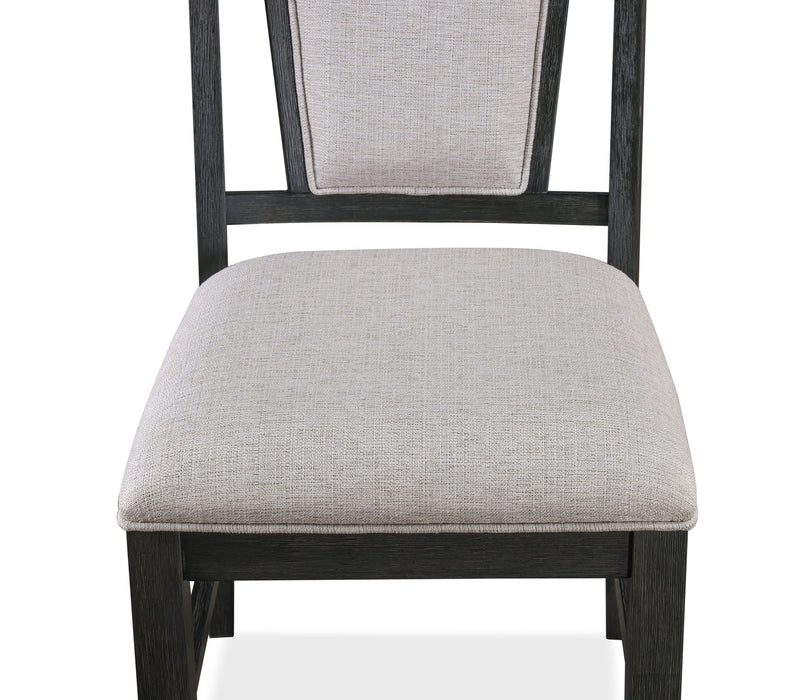 Stevens - Side Chair (Set of 2) - Charcoal & Gray – Chair Sets by Crown Mark at Furniture Wholesale Plus , Nashville furniture store