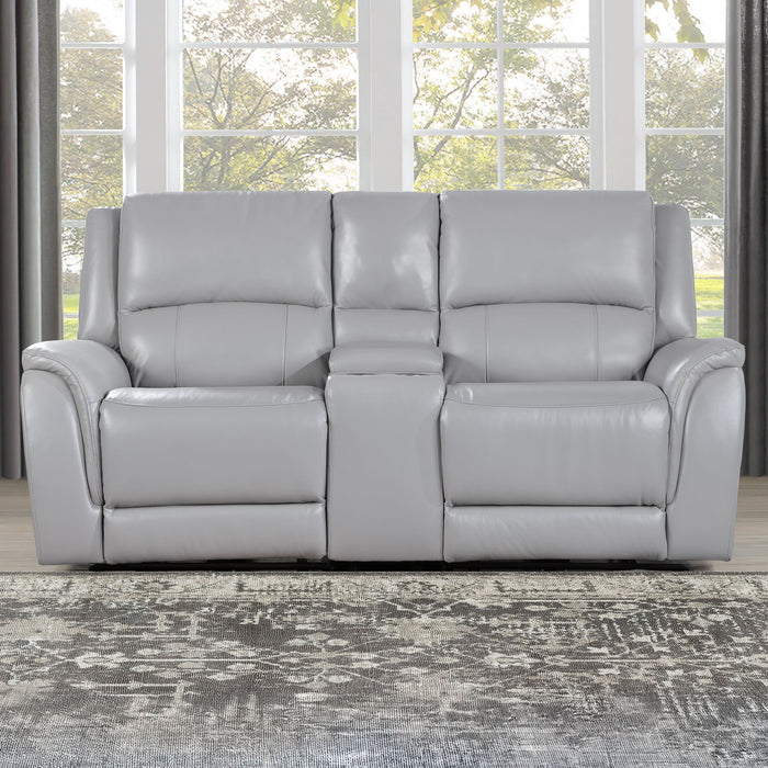 Alexandria - Power Reclining Console Loveseat – Reclining Loveseats by Steve Silver Furniture at Furniture Wholesale Plus , Nashville furniture store