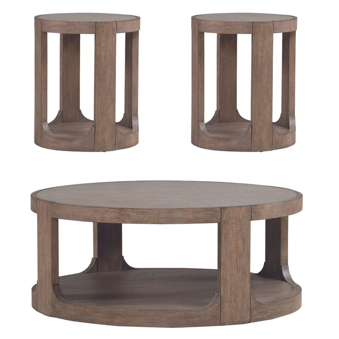 South Bend - Alternate 3 Piece Set - Burnished Clay – Table Sets by Liberty Furniture at Furniture Wholesale Plus , Nashville furniture store