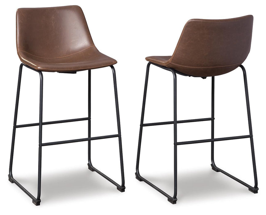 Centiar - Upholstered Barstool (Set of 2) – Stool Sets by Signature Design by Ashley® at Furniture Wholesale Plus , Nashville furniture store