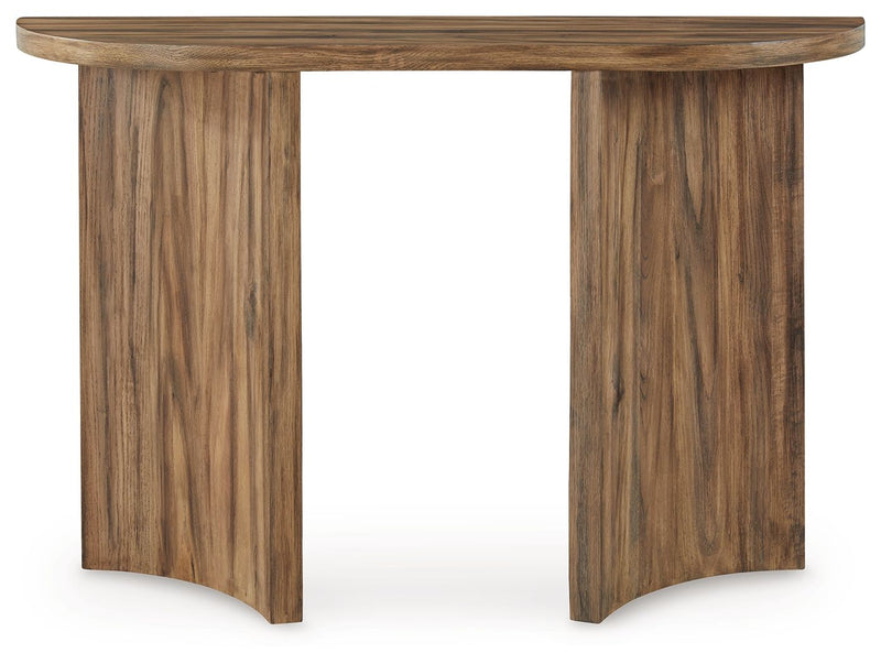 Austanny - Sofa Table - Warm Brown – Sofa Tables by Signature Design by Ashley® at Furniture Wholesale Plus , Nashville furniture store