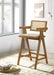Kane - Woven Rattan Wood Bar Chair (Set of 2) - Light Walnut – Stool Sets by Coaster Fine Furniture at Furniture Wholesale Plus , Nashville furniture store