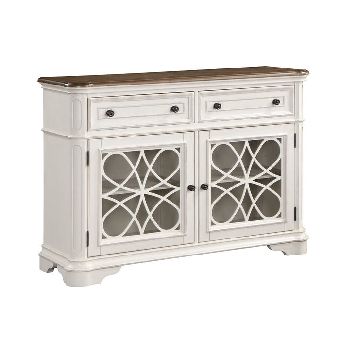 Florian - Server - Antique White & Oak - Premium Servers from ACME - Just $1079! Shop now at Furniture Wholesale Plus  We are the best furniture store in Nashville, Hendersonville, Goodlettsville, Madison, Antioch, Mount Juliet, Lebanon, Gallatin, Springfield, Murfreesboro, Franklin, Brentwood