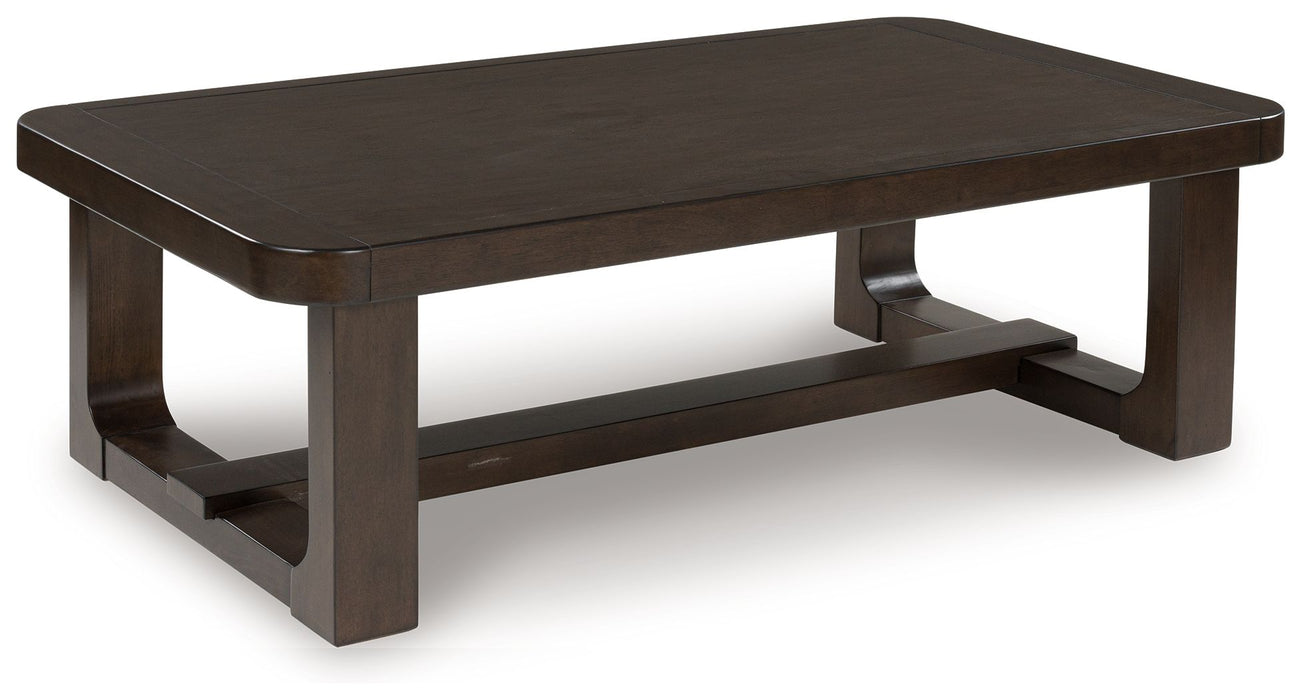 Breckington - Rectangular Cocktail Table - Dark Brown – Cocktail Tables by Signature Design by Ashley® at Furniture Wholesale Plus , Nashville furniture store
