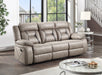 Tyson - Recliner Sofa With Drop Down Table - Pearl Silver – Reclining Sofas by Steve Silver Furniture at Furniture Wholesale Plus , Nashville furniture store