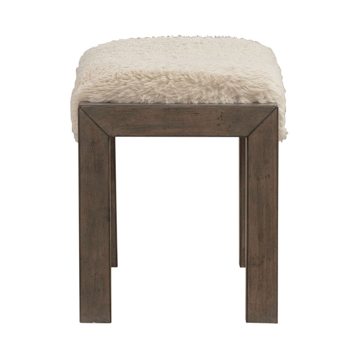 Broadmore - Upholstered Console Stool - Cobblestone Brown – Counter Height (24"-27") by Liberty Furniture at Furniture Wholesale Plus , Nashville furniture store