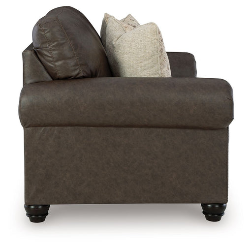 Roxmere - Umber - Loveseat - Premium Stationary Loveseats from Benchcraft® - Just $638! Shop now at Furniture Wholesale Plus  We are the best furniture store in Nashville, Hendersonville, Goodlettsville, Madison, Antioch, Mount Juliet, Lebanon, Gallatin, Springfield, Murfreesboro, Franklin, Brentwood
