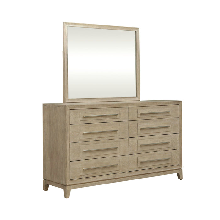 Brentwood - Dresser & Mirror - Sandstone – Dresser & Mirror by Liberty Furniture at Furniture Wholesale Plus , Nashville furniture store