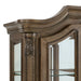 Madison Park - Server & Hutch With Led - Walnut – Display Cabinets by Elements International at Furniture Wholesale Plus , Nashville furniture store