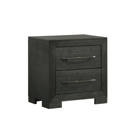 Allan - 2-Drawer Nightstand - Black – Accent Nightstands by Elements International at Furniture Wholesale Plus , Nashville furniture store