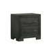 Allan - 2-Drawer Nightstand - Black – Accent Nightstands by Elements International at Furniture Wholesale Plus , Nashville furniture store