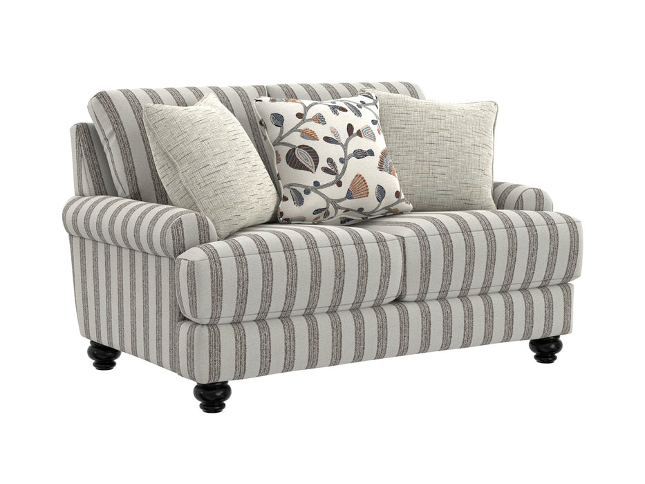 Marley - Loveseat - Mocha – Stationary Loveseats by Jackson at Furniture Wholesale Plus , Nashville furniture store