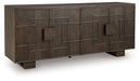 Cato - Accent Cabinet - Dark Brown – Accent Cabinets by Signature Design by Ashley® at Furniture Wholesale Plus , Nashville furniture store