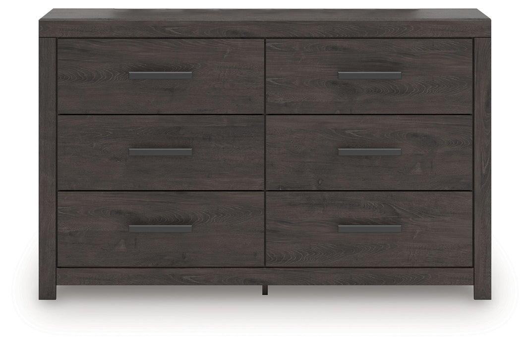 Prendonea - Six Drawer Dresser - Charcoal – Dressers by Signature Design by Ashley® at Furniture Wholesale Plus , Nashville furniture store