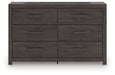 Prendonea - Six Drawer Dresser - Charcoal – Dressers by Signature Design by Ashley® at Furniture Wholesale Plus , Nashville furniture store