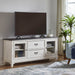 Allyson Park - Entertainment TV Stand - Wirebrushed White / Charcoal – TV Stands by Liberty Furniture at Furniture Wholesale Plus , Nashville furniture store