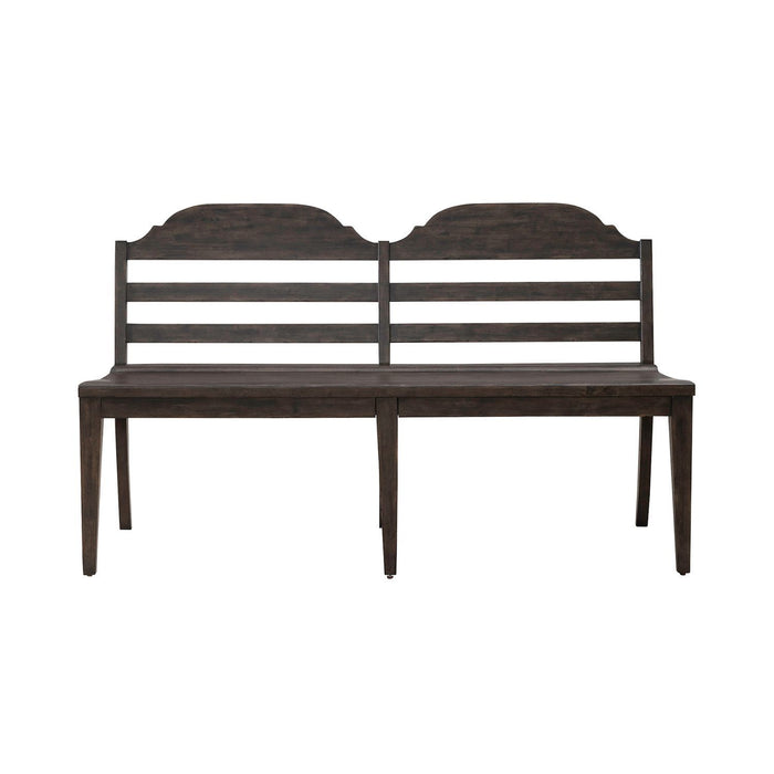 Paradise Valley - Ladder Back Bench - Saddle Brown – Dining Benches by Liberty Furniture at Furniture Wholesale Plus , Nashville furniture store