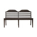 Paradise Valley - Ladder Back Bench - Saddle Brown – Dining Benches by Liberty Furniture at Furniture Wholesale Plus , Nashville furniture store