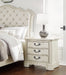 Arlendyne - Three Drawer Night Stand - Antique White – Nightstands w/ Charging Stations by Signature Design by Ashley® at Furniture Wholesale Plus , Nashville furniture store