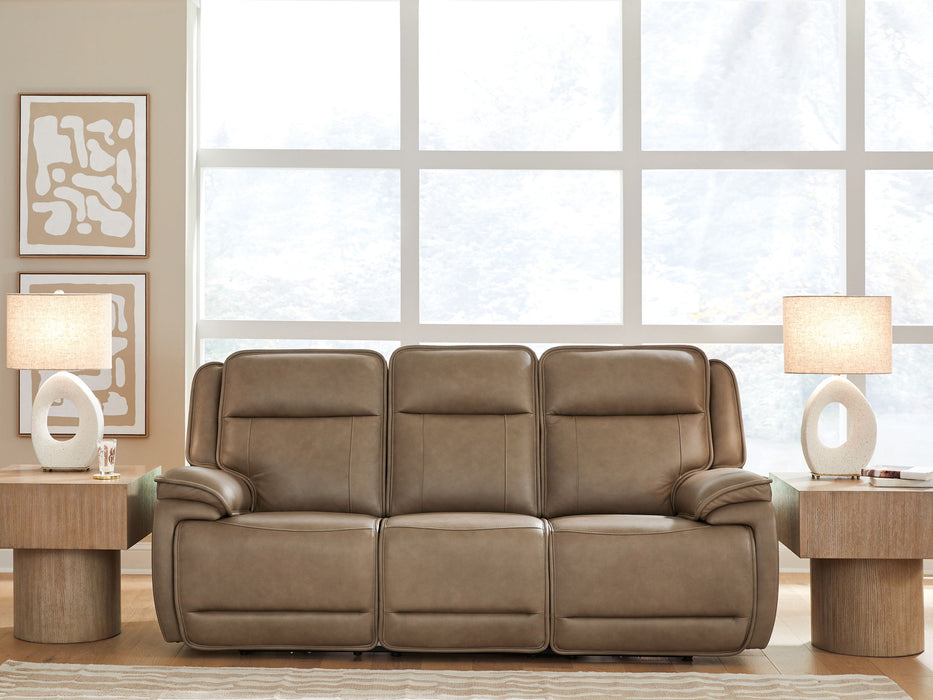 Glencroft - Power Reclining Sofa With Adjustable Headrest - Sahara – Reclining Sofas by Signature Design by Ashley® at Furniture Wholesale Plus , Nashville furniture store