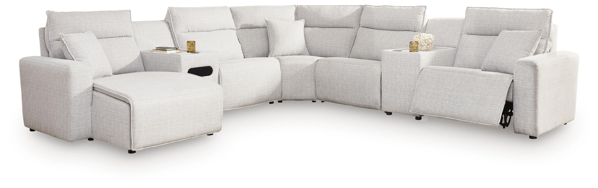 Modmax II - Reclining Sectional - Stone – Reclining Sectionals by Signature Design by Ashley® at Furniture Wholesale Plus , Nashville furniture store